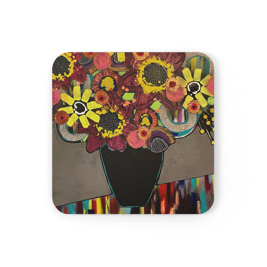 Square Cork Back Coaster