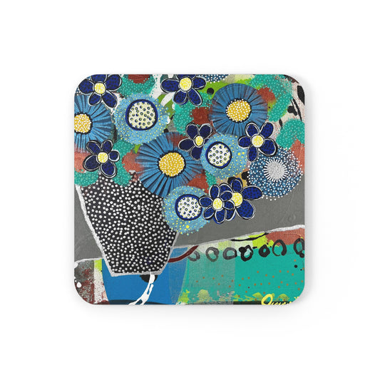 Jessica Wood Artist Cork Back Coaster