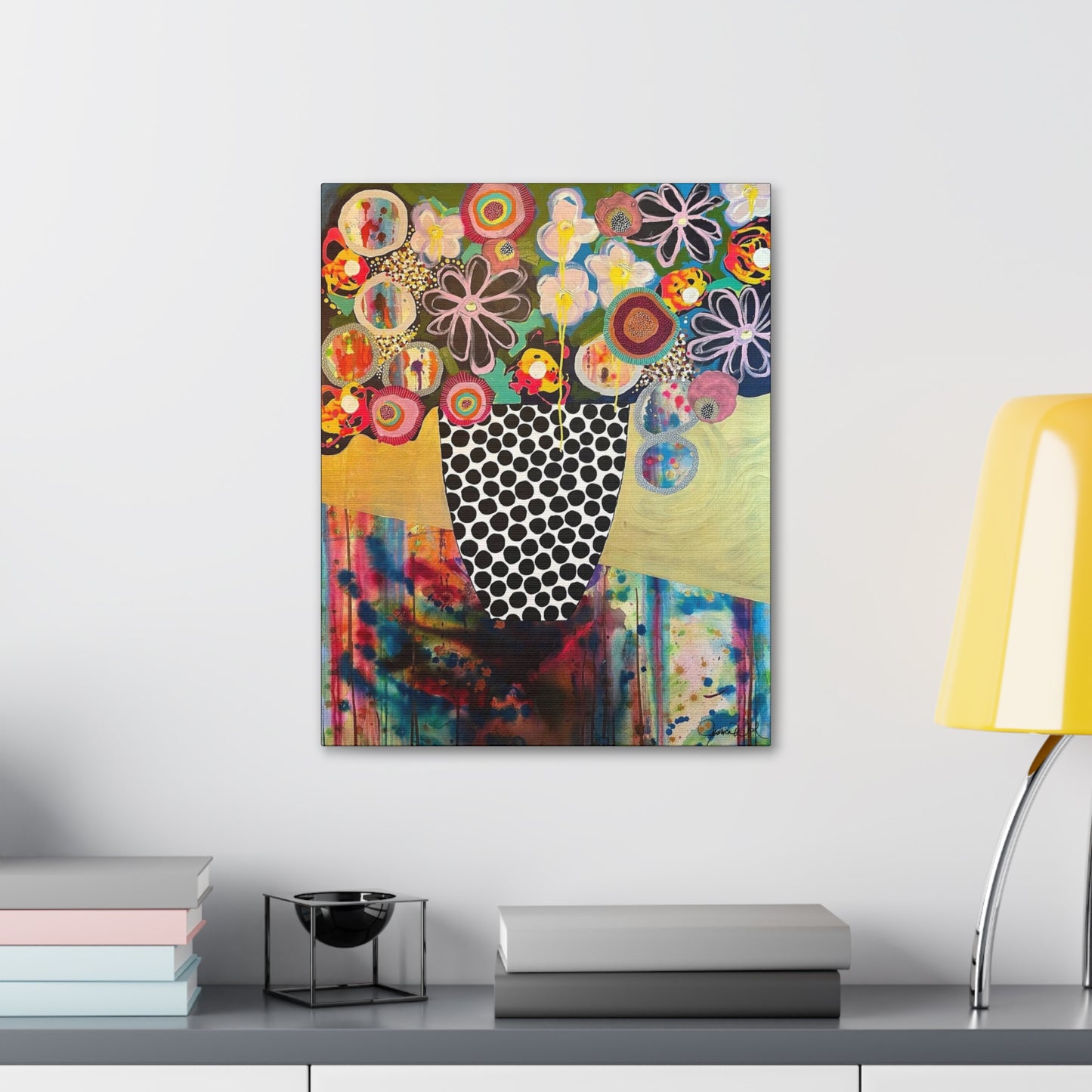 Canvas Print. Floral Still Life by Jessica Wood Artist