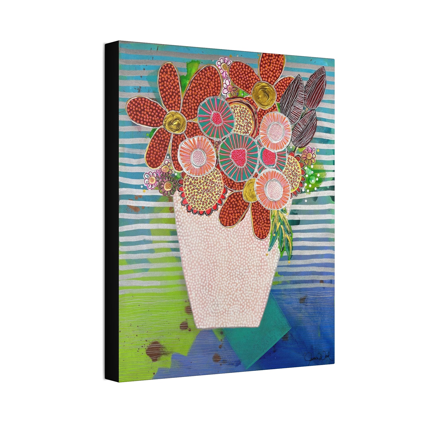 Canvas Print. Floral Still Life by Jessica Wood Artist