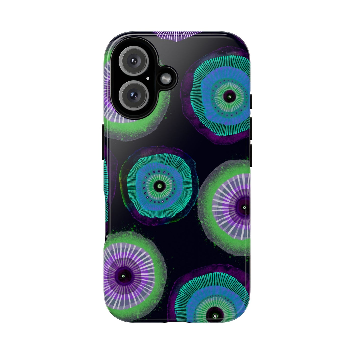 Protective Phone Case — Modern Floral Abstract Design