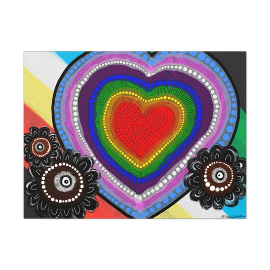 Choose Love Canvas Print by Jessica Wood Artist