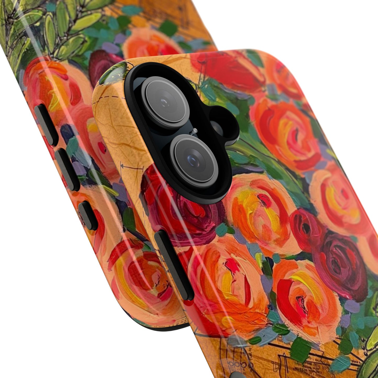 Protective Phone Case — Modern Floral Abstract Design