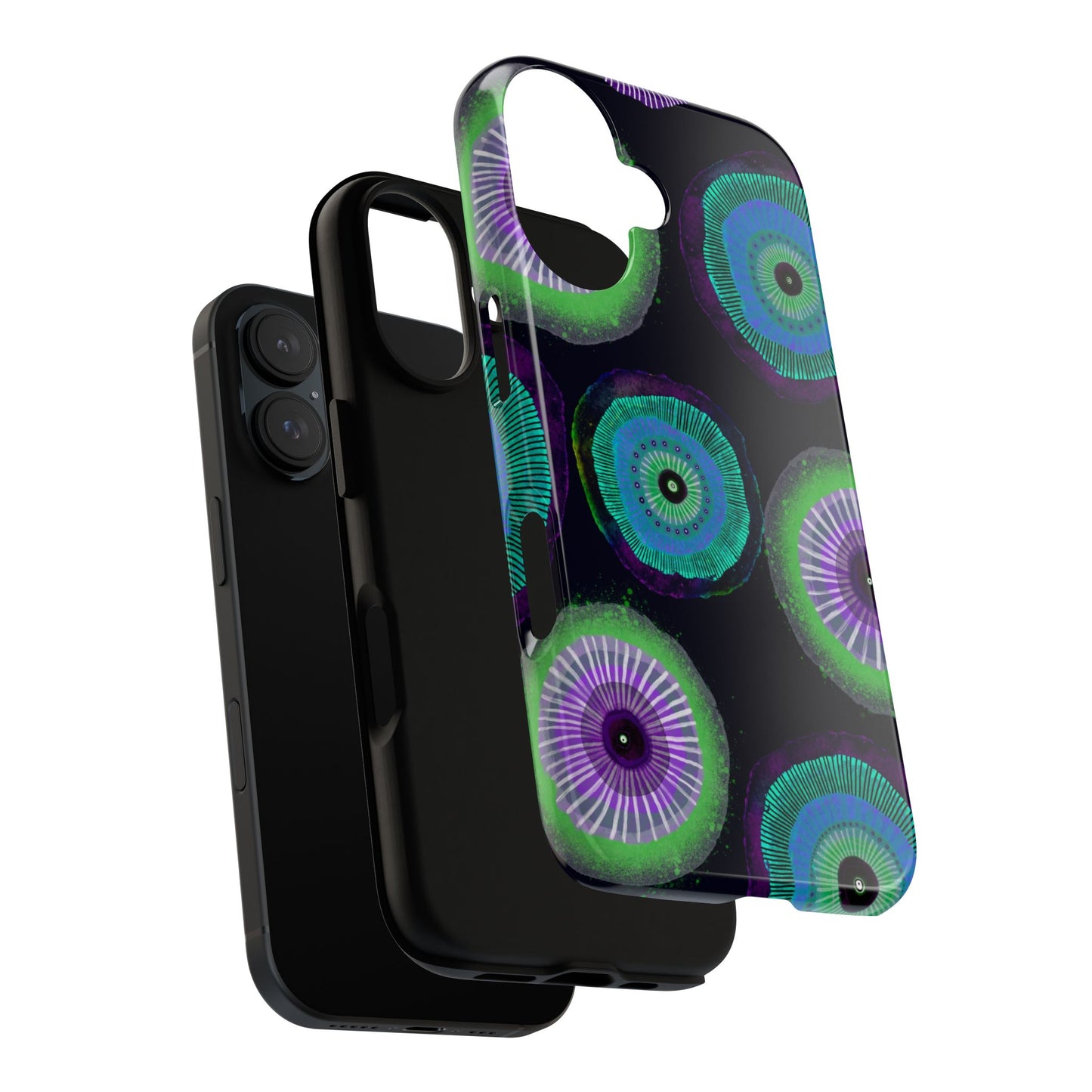 Protective Phone Case — Modern Floral Abstract Design