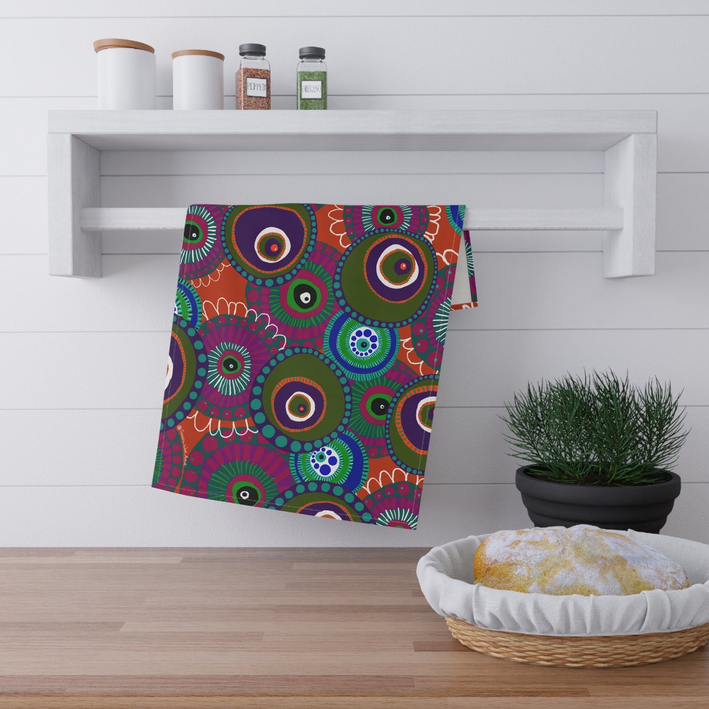 Jessica Wood Artist Tea Towel
