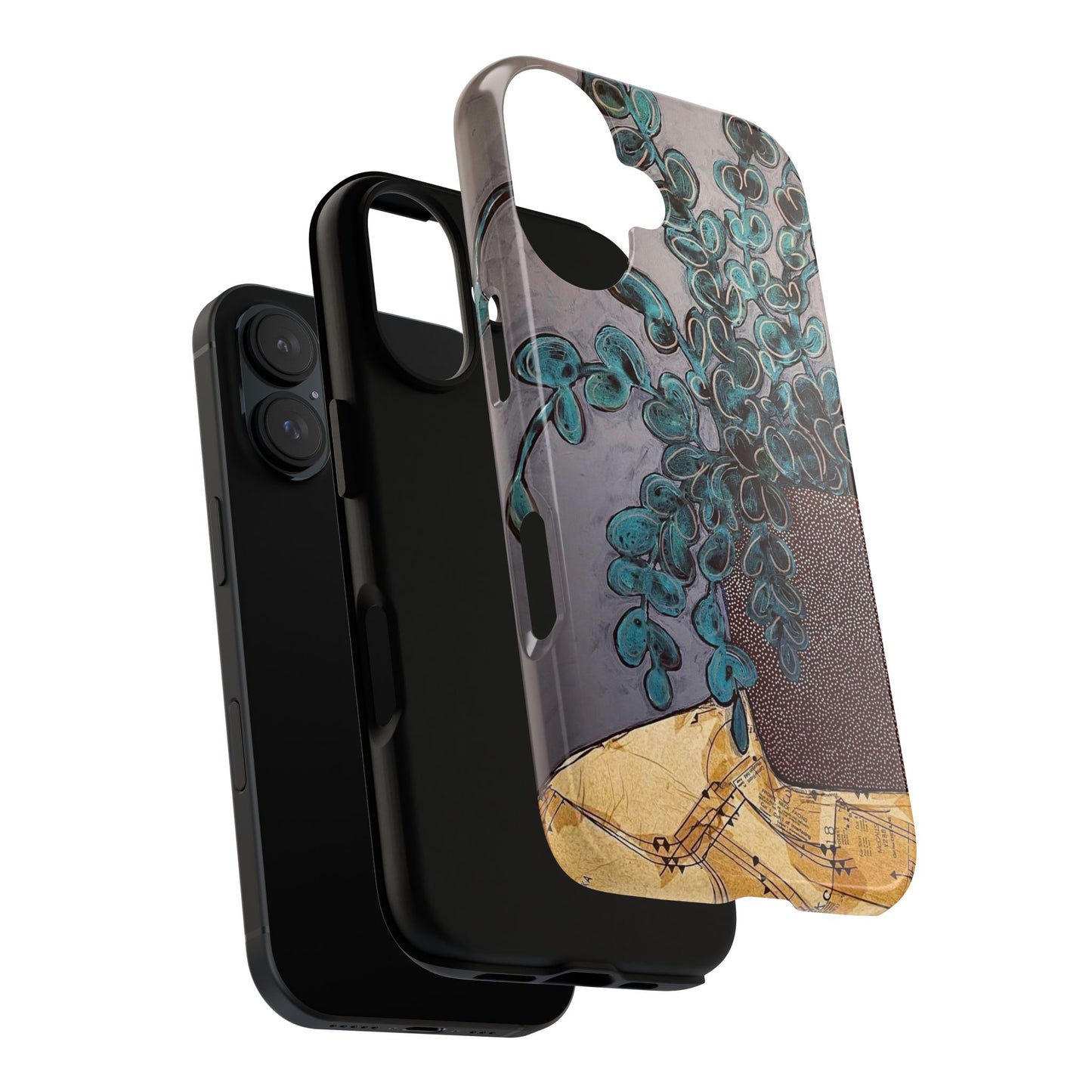 Protective Phone Case — Modern Still Life Abstract Design