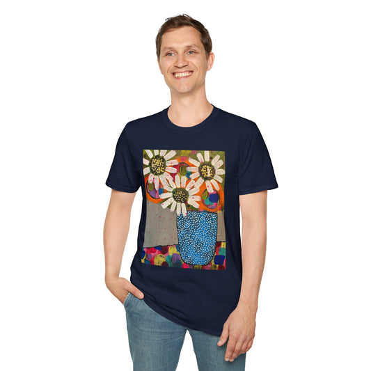 Jessica Wood Artist Floral Still Life Unisex Soft Style T-Shirt