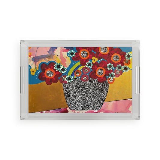 Jessica Wood Artist Acrylic Serving Tray