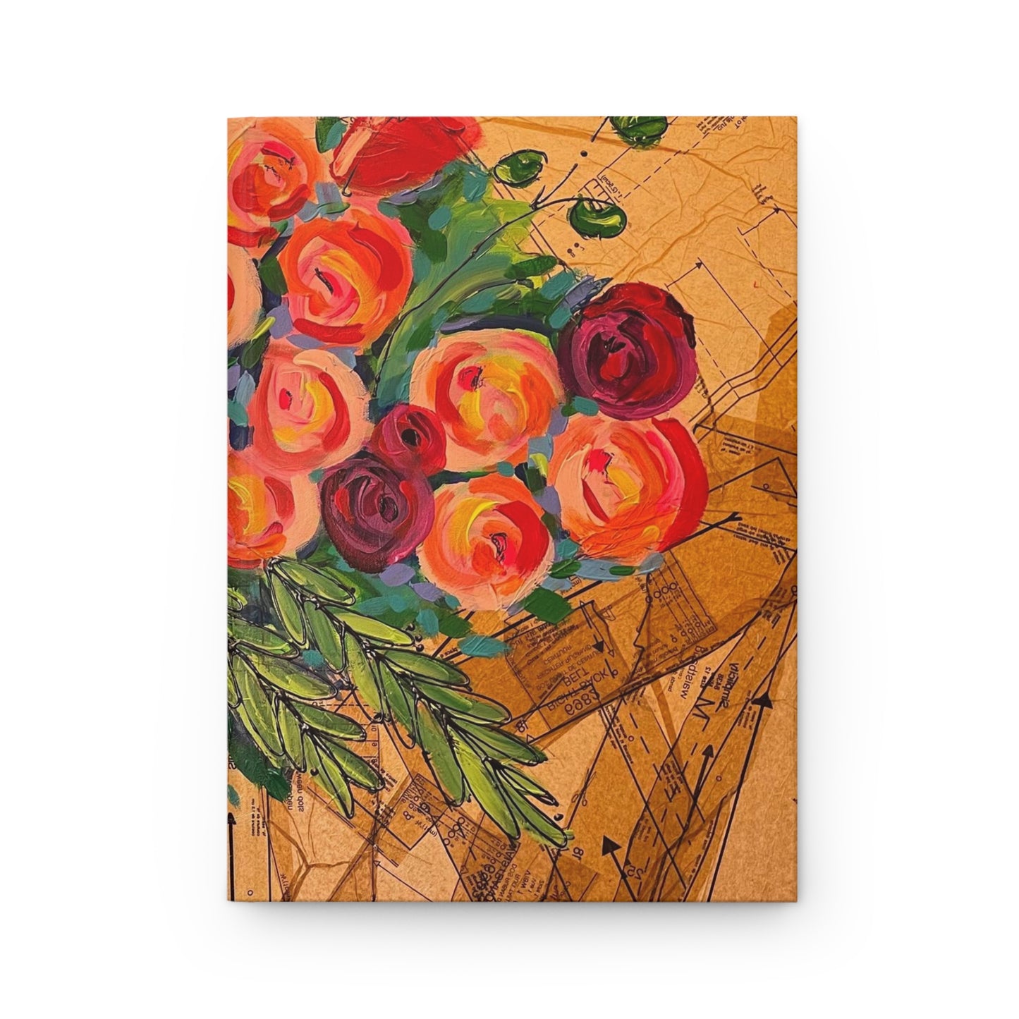 Hardcover Journal — Floral Still Life Art Notebook