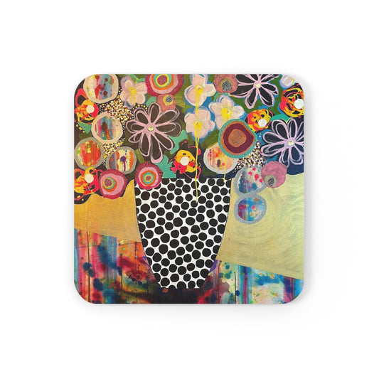 Jessica Wood Artist Cork Back Coaster