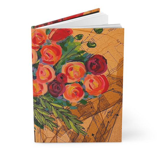 Hardcover Journal — Floral Still Life Art Notebook