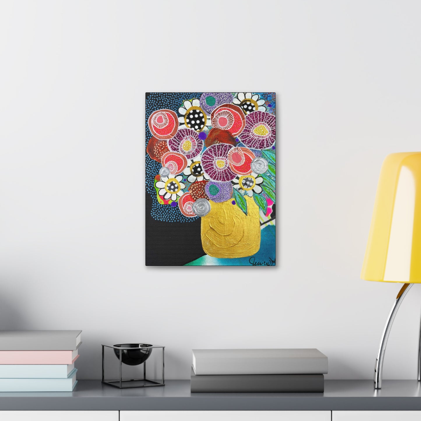 Canvas Print. Floral Still Life by Jessica Wood Artist