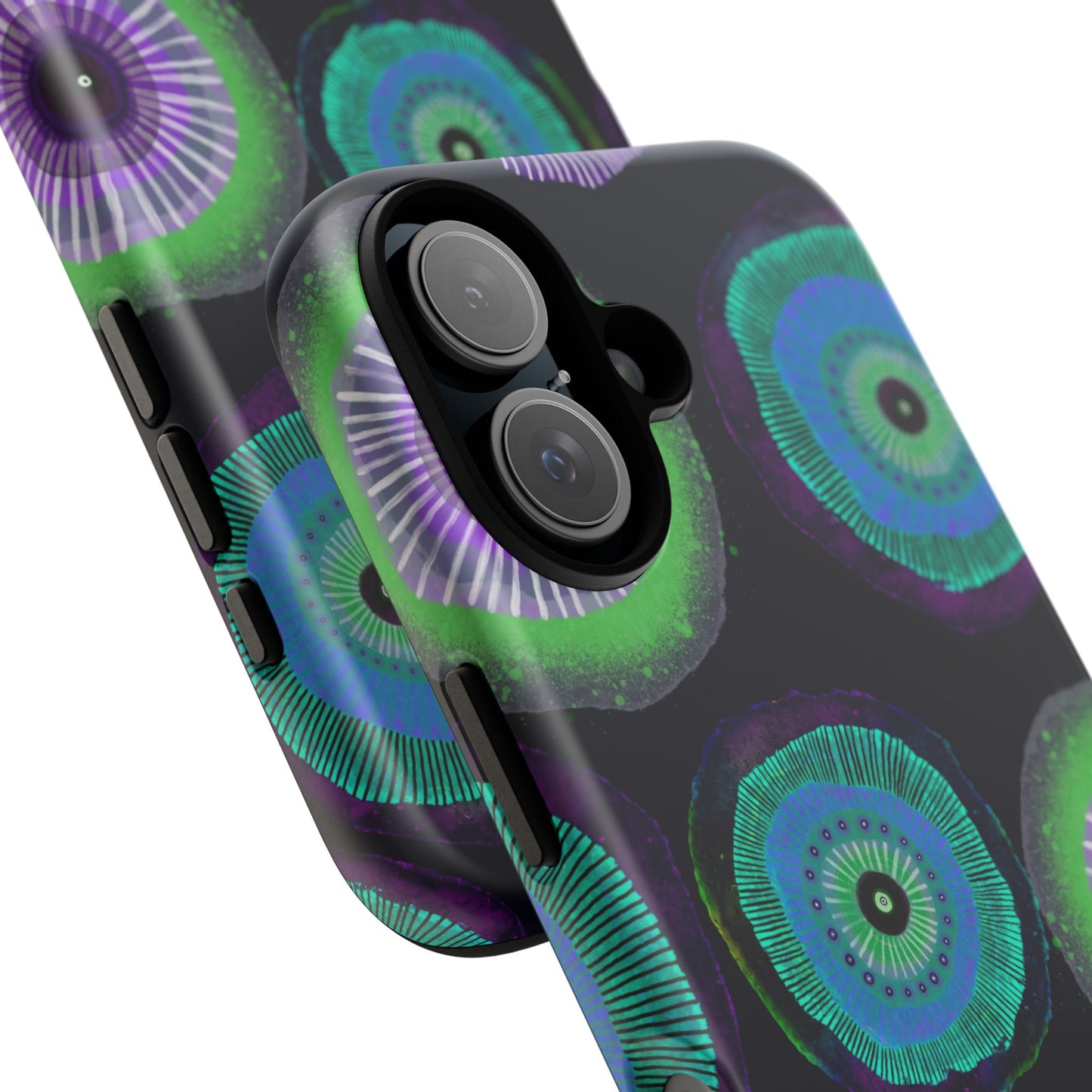 Protective Phone Case — Modern Floral Abstract Design