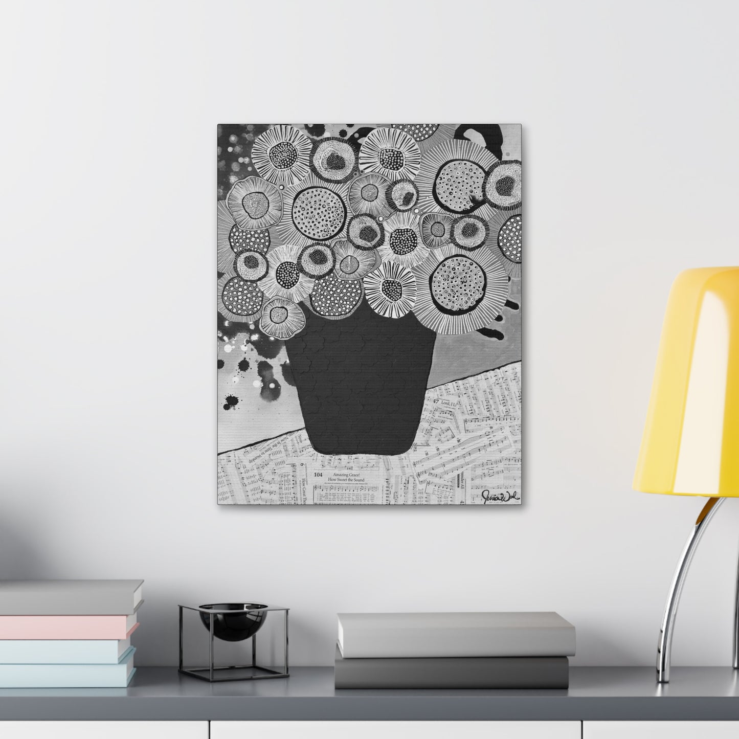 Canvas Print. Floral Still Life by Jessica Wood Artist