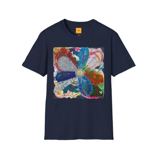 Jessica Wood Artist Floral Still Life Unisex Soft Style T-Shirt