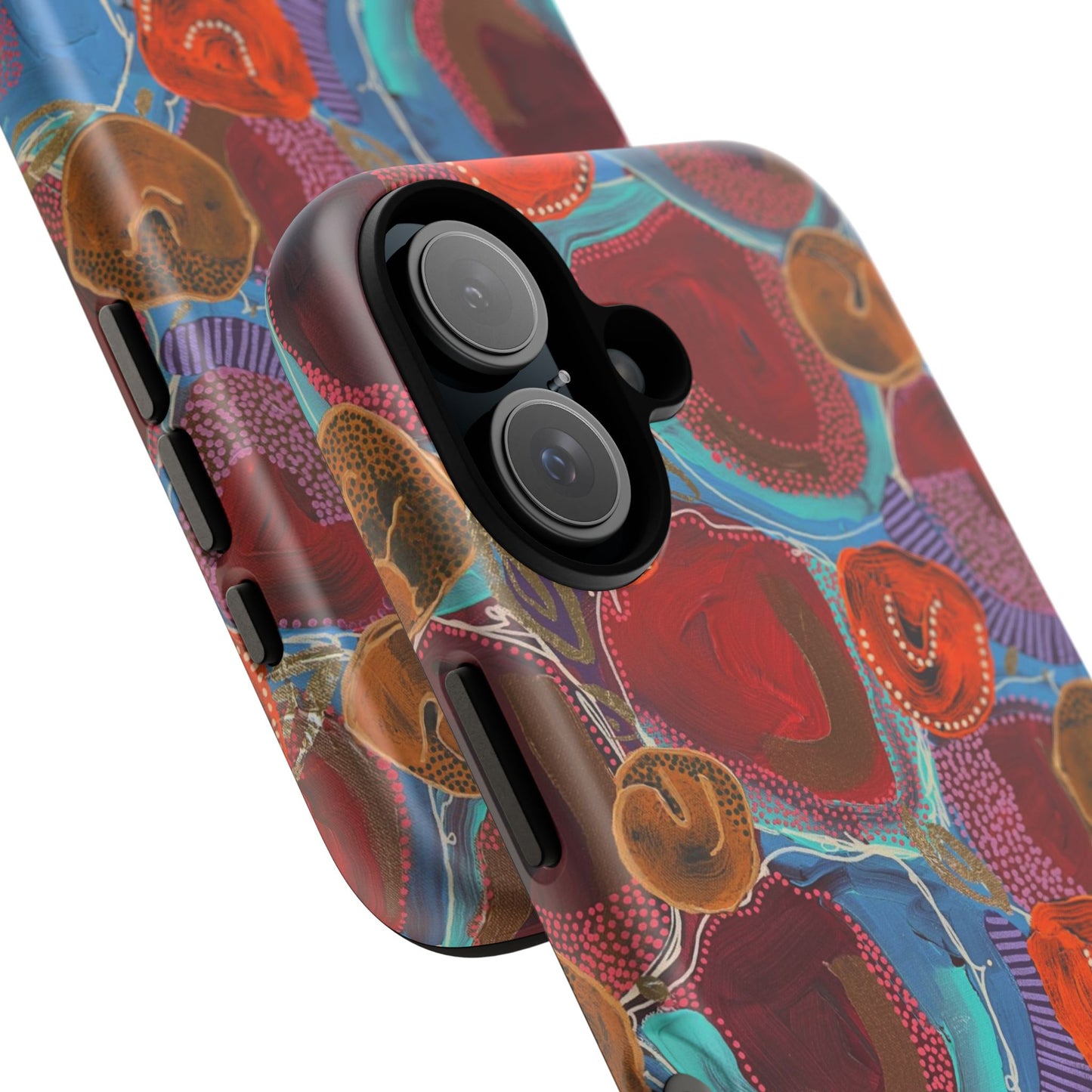 Protective Phone Case — Modern Floral Abstract Design