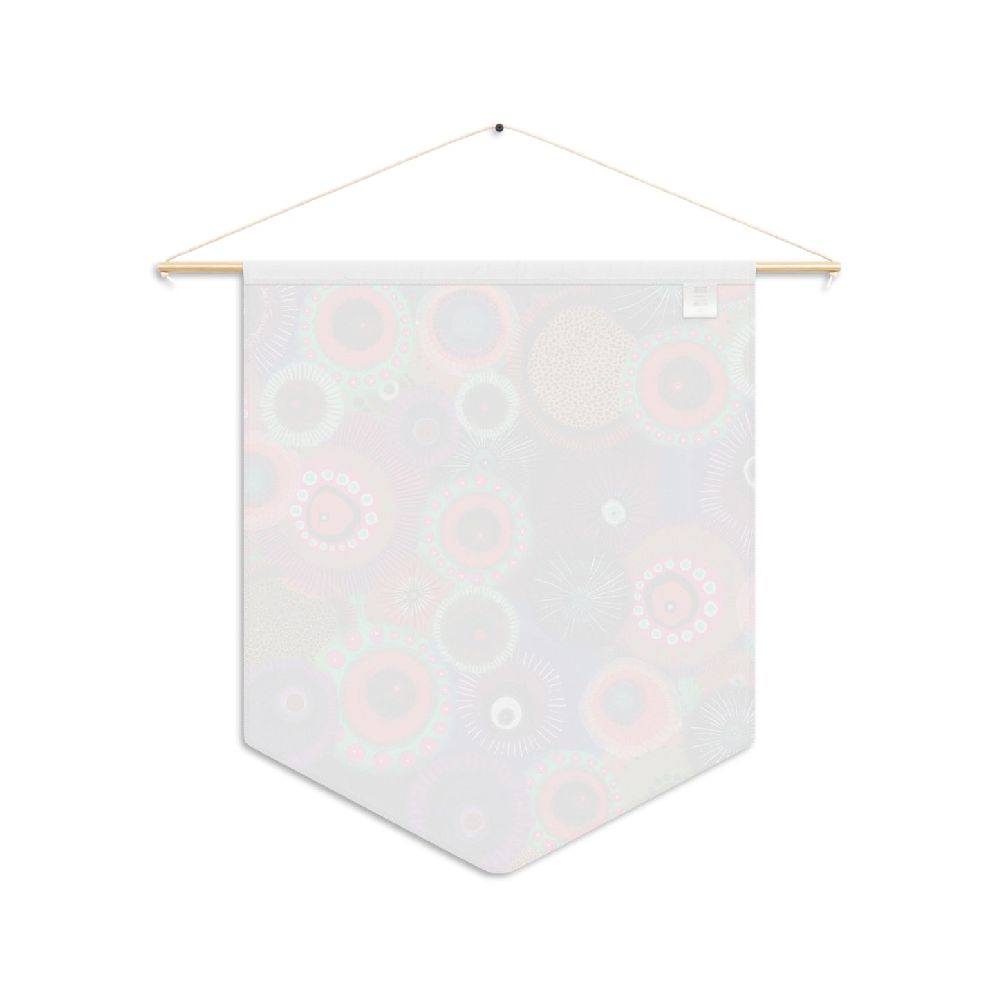 Decorative Pennant Flag — 18"×21" Poly Twill Wall Banner