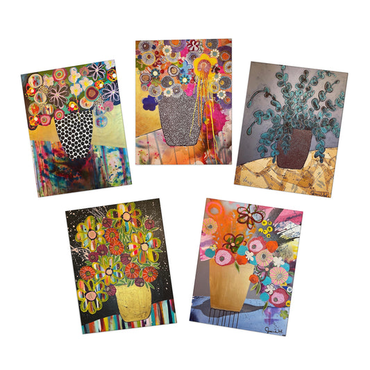 Jessica Wood Artist Greeting Cards Set (5-Pack)