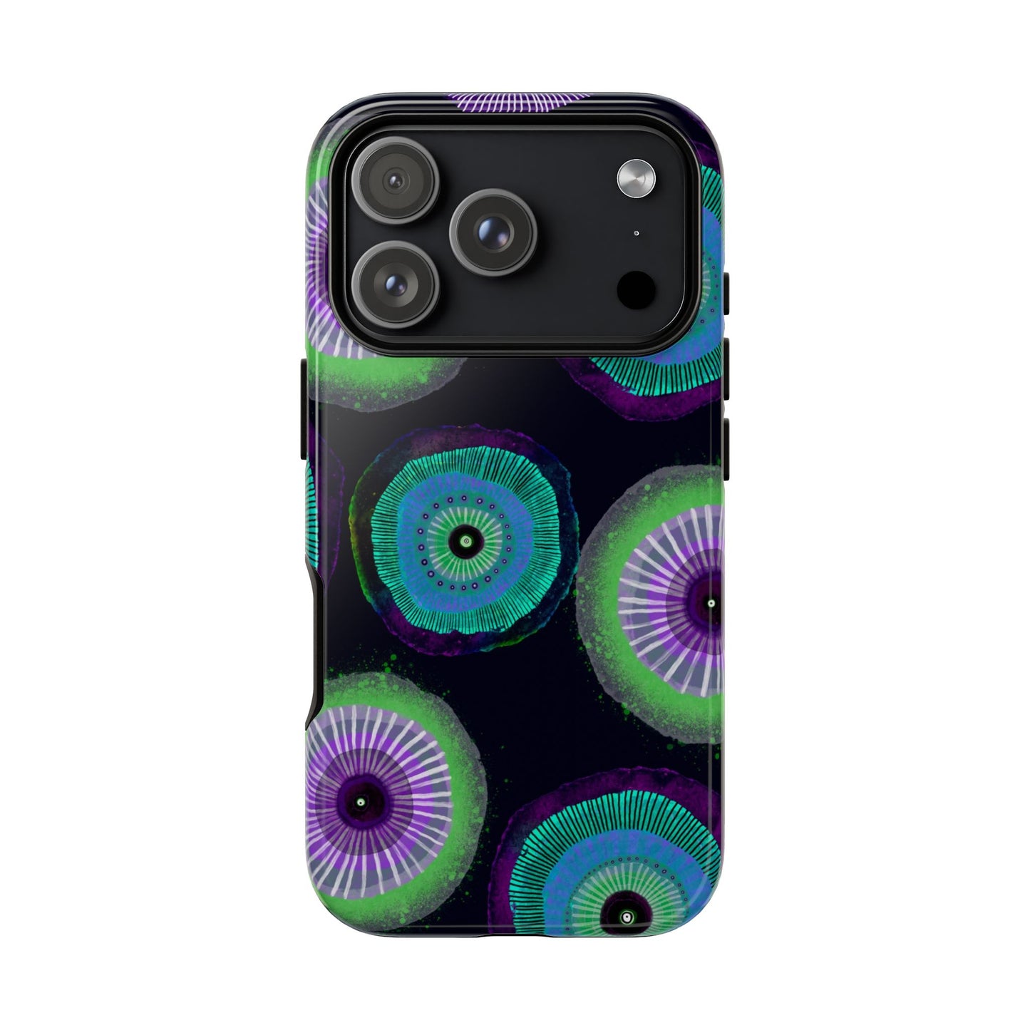 Protective Phone Case — Modern Floral Abstract Design