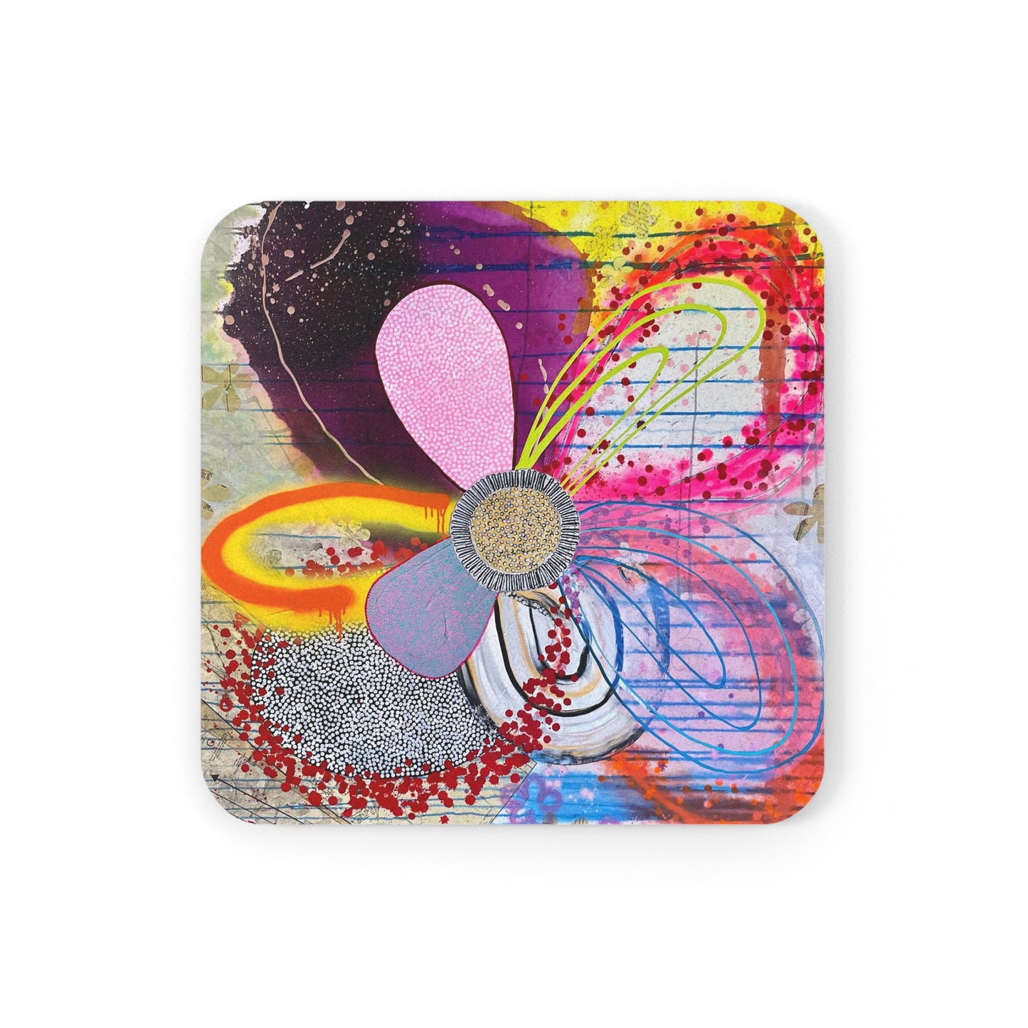 Square Cork Back Coaster