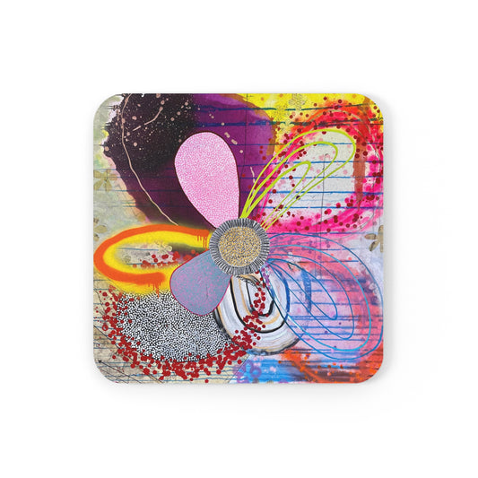 Square Cork Back Coaster