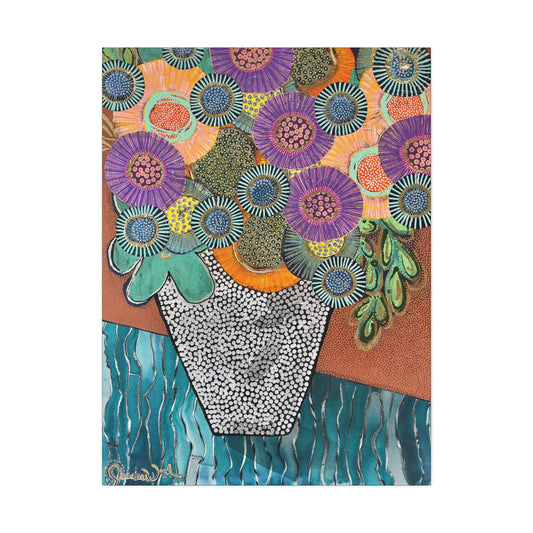 Canvas Print. Floral Still Life by Jessica Wood Artist