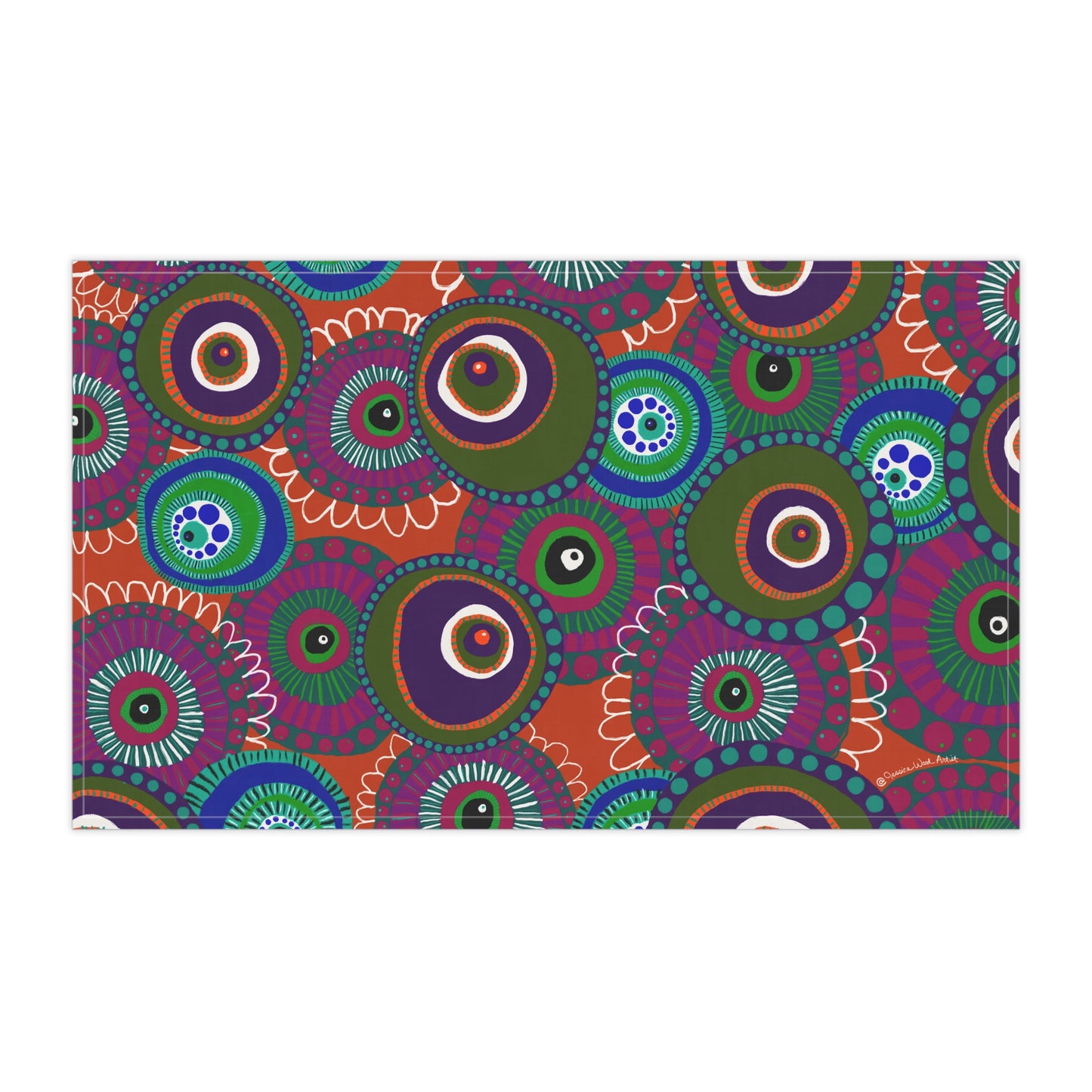 Jessica Wood Artist Tea Towel