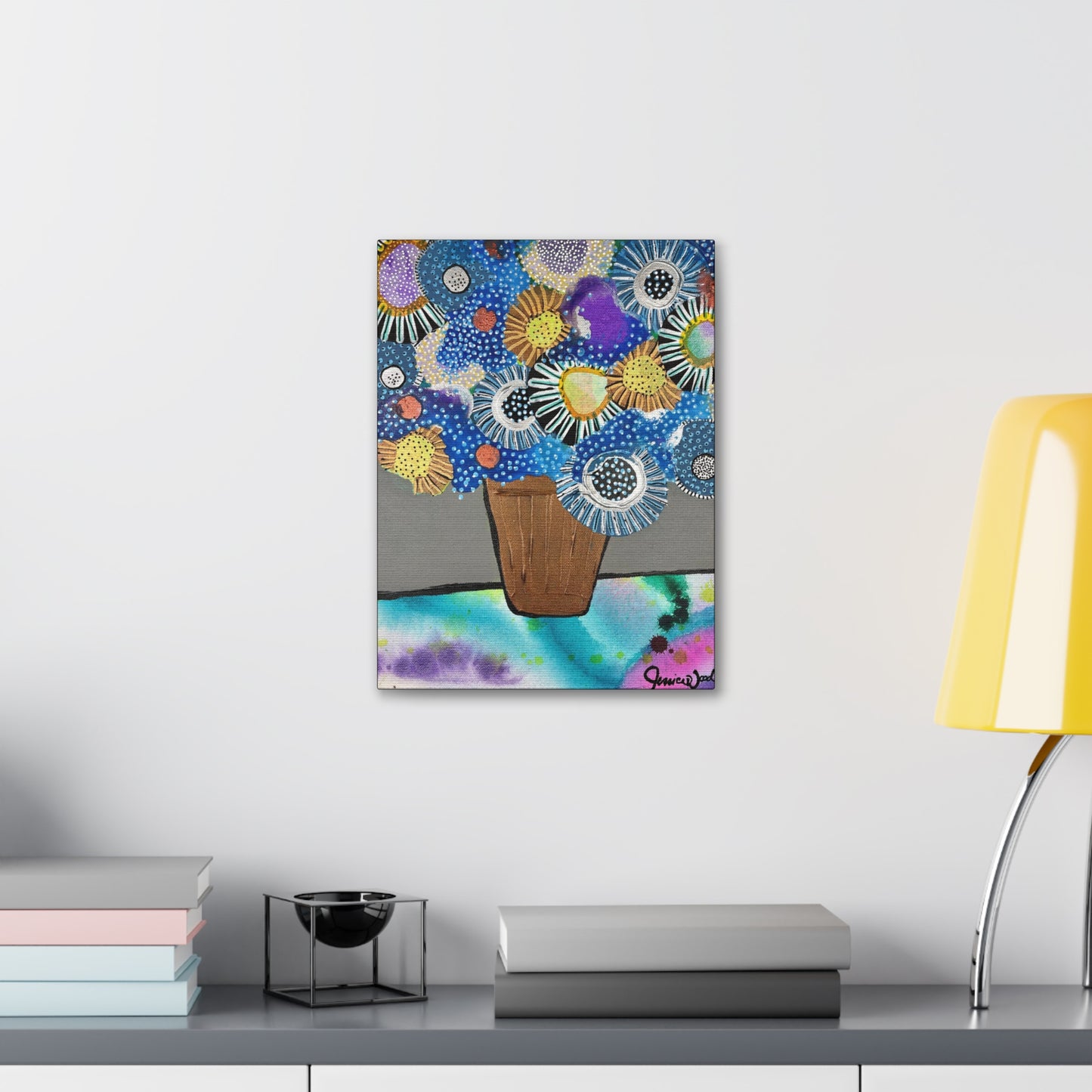 Canvas Print. Floral Still Life by Jessica Wood Artist