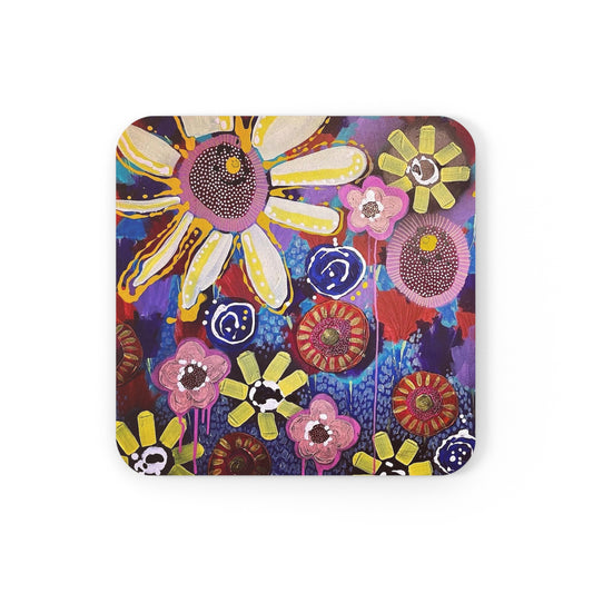 Jessica Wood Artist Cork Back Coaster