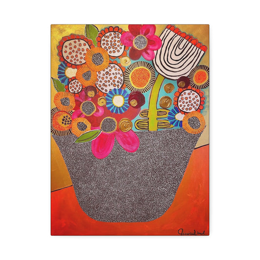 Canvas Print. Floral Still Life by Jessica Wood Artist