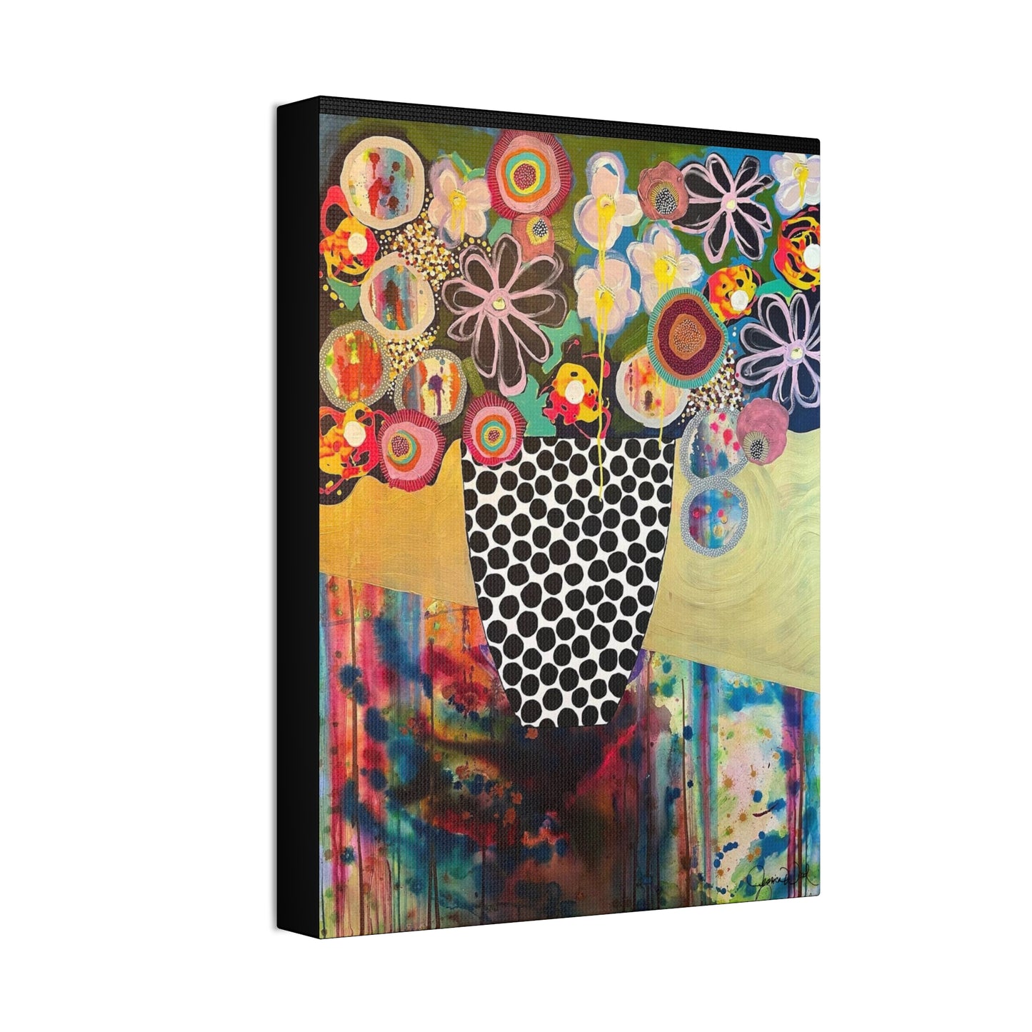 Canvas Print. Floral Still Life by Jessica Wood Artist