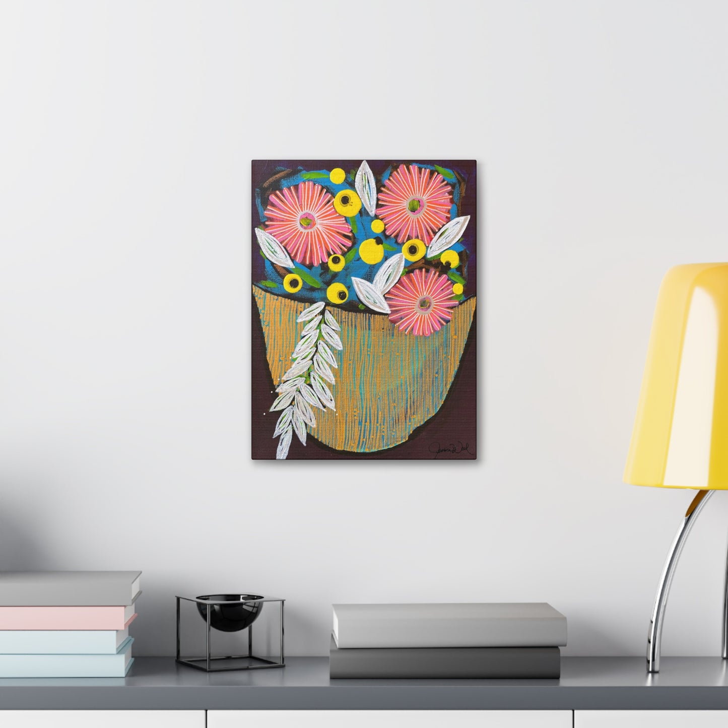 Canvas Print. Floral Still Life by Jessica Wood Artist