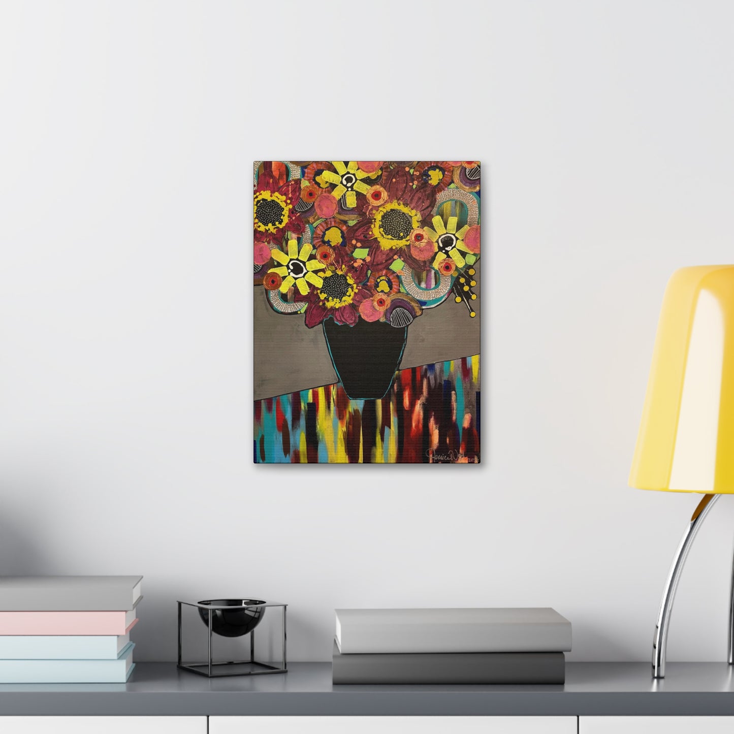 Canvas Print. Floral Still Life by Jessica Wood Artist