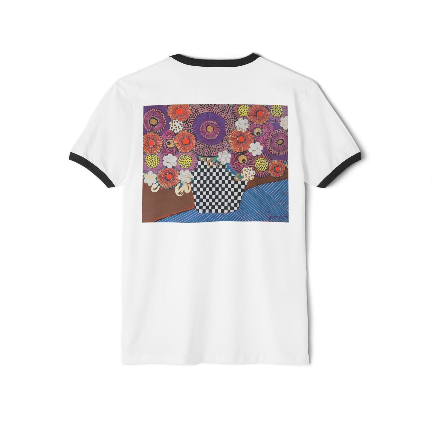 Jessica Wood Artist Floral Still Life Unisex Ringer T-Shirt