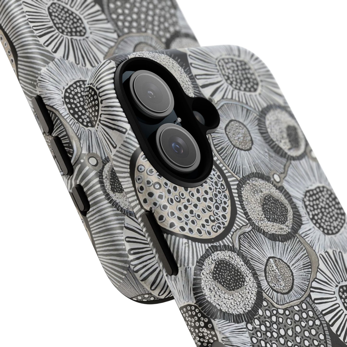 Protective Phone Case — Modern Floral Abstract Design
