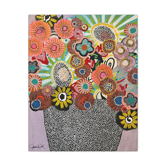 Canvas Print. Floral Still Life by Jessica Wood Artist