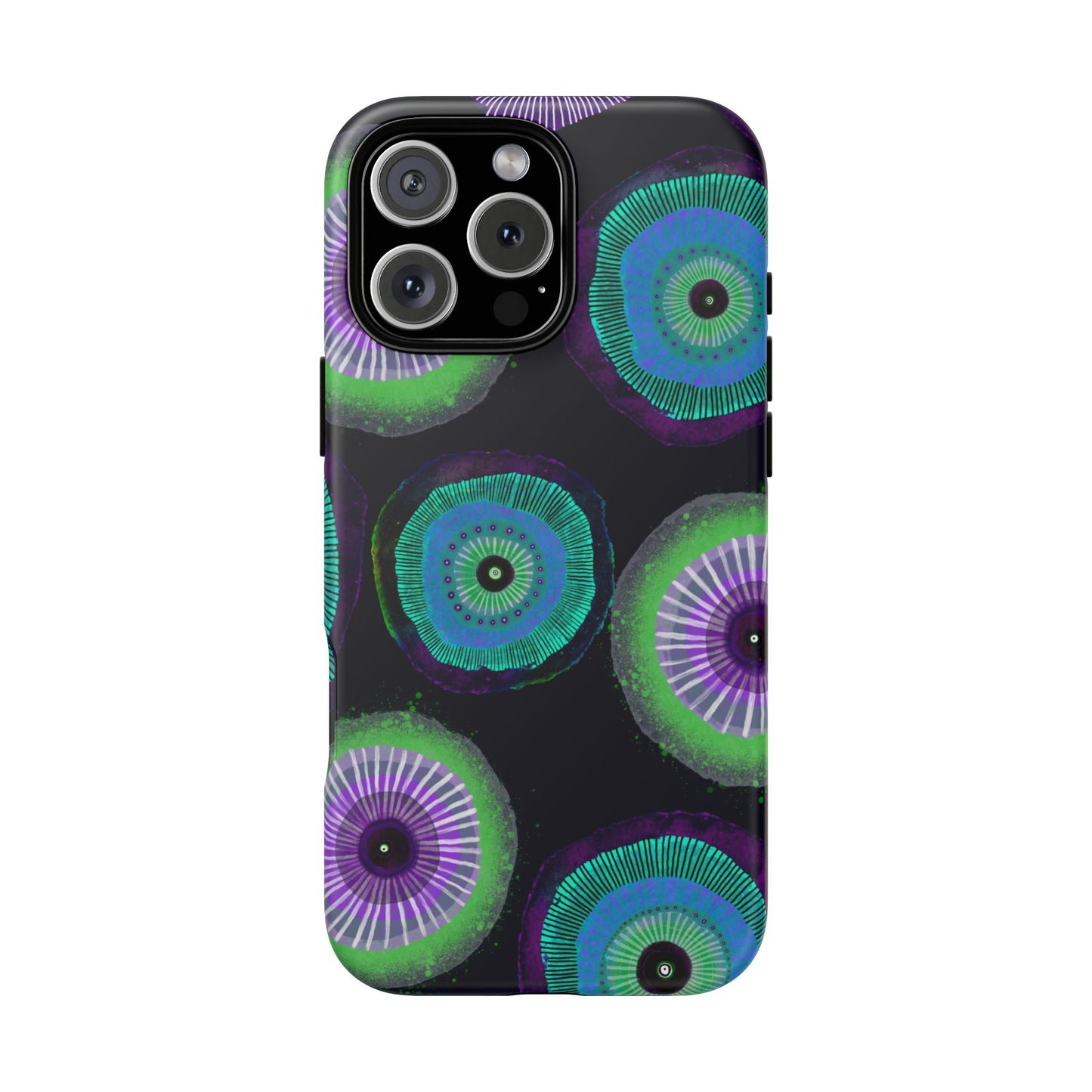 Protective Phone Case — Modern Floral Abstract Design