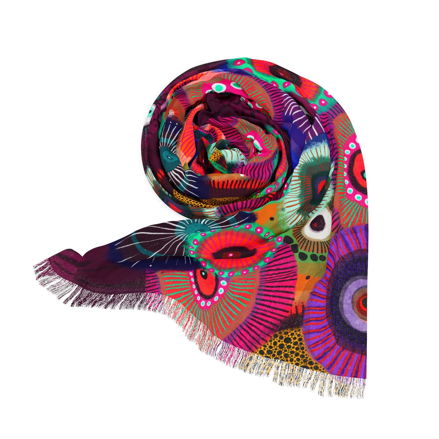 Floral Lightweight Scarf Wrap