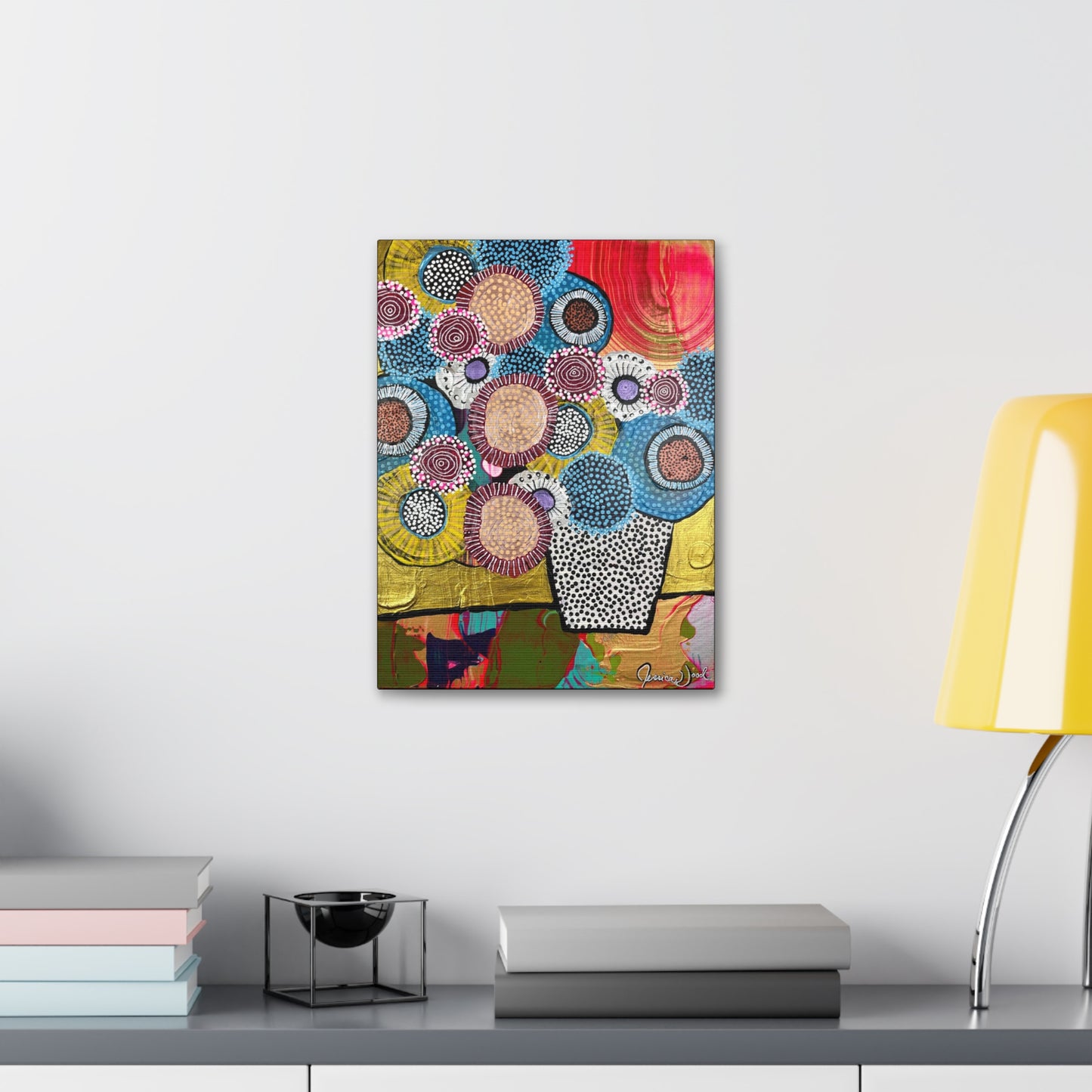 Canvas Print. Floral Still Life by Jessica Wood Artist