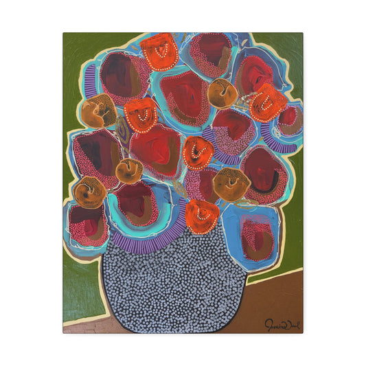 Canvas Print. Floral Still Life by Jessica Wood Artist