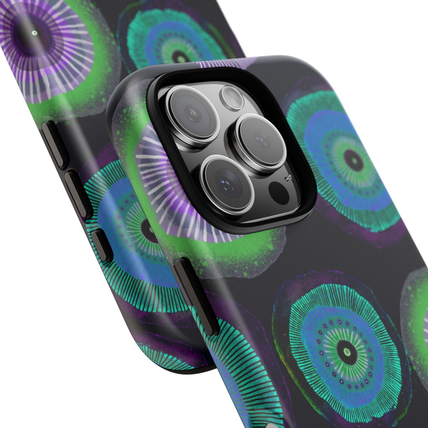 Protective Phone Case — Modern Floral Abstract Design