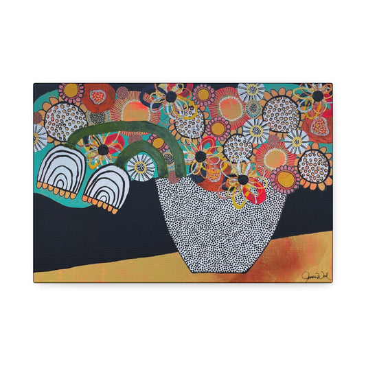 Canvas Print. Floral Still Life by Jessica Wood Artist