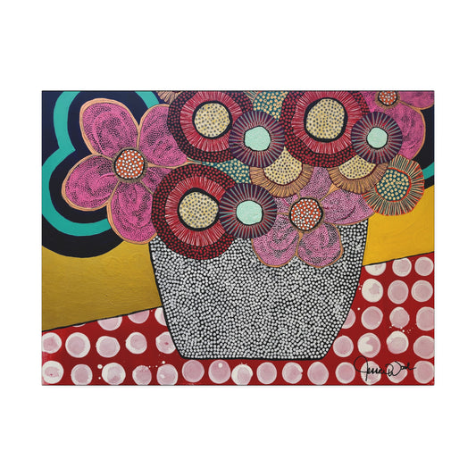 Canvas Print. Floral Still Life by Jessica Wood Artist