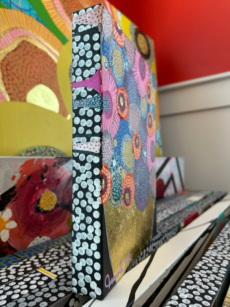 Daydreamer - 9"x12" Mixed Media on Canvas