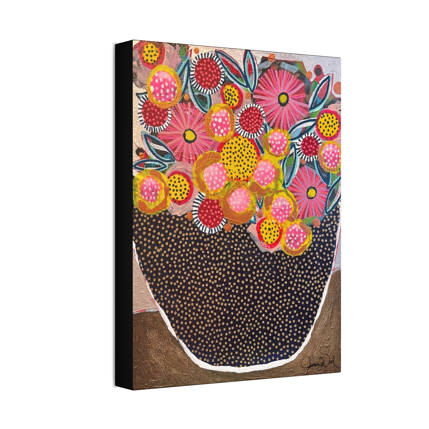 Canvas Print. Floral Still Life by Jessica Wood Artist