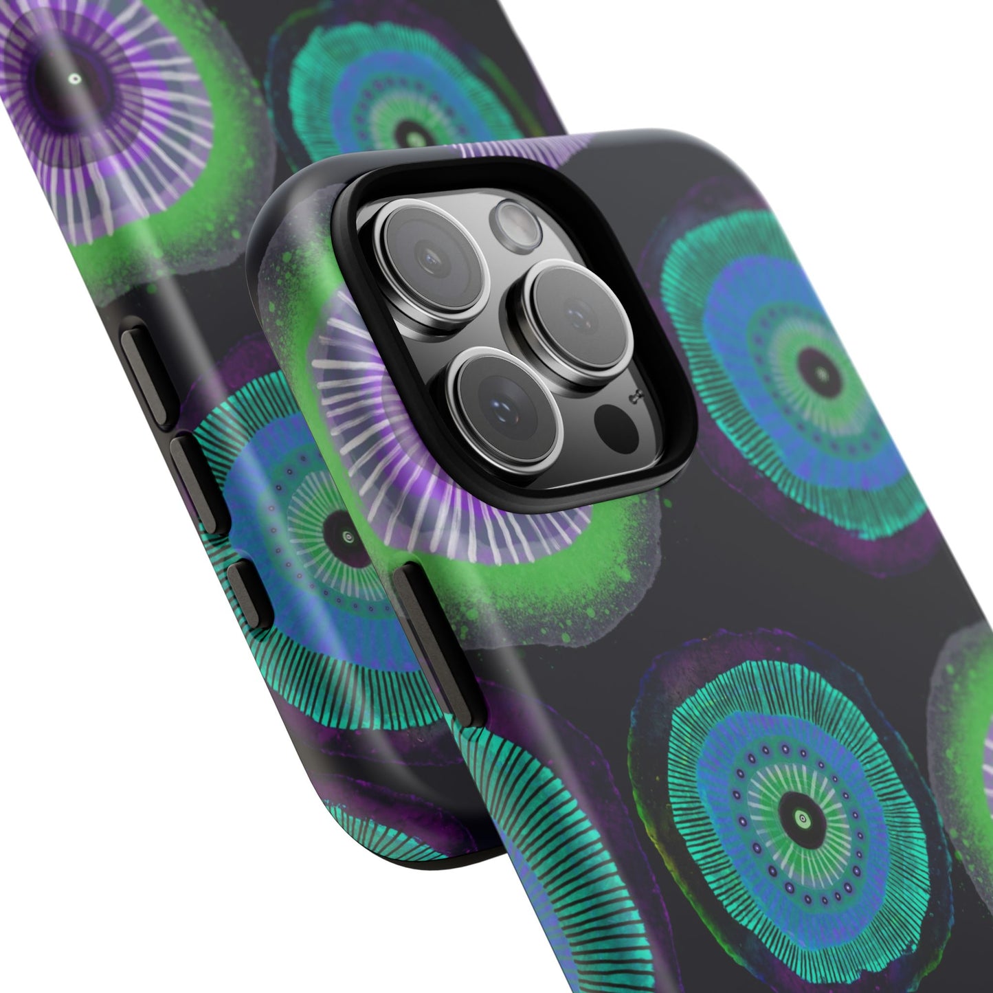Protective Phone Case — Modern Floral Abstract Design