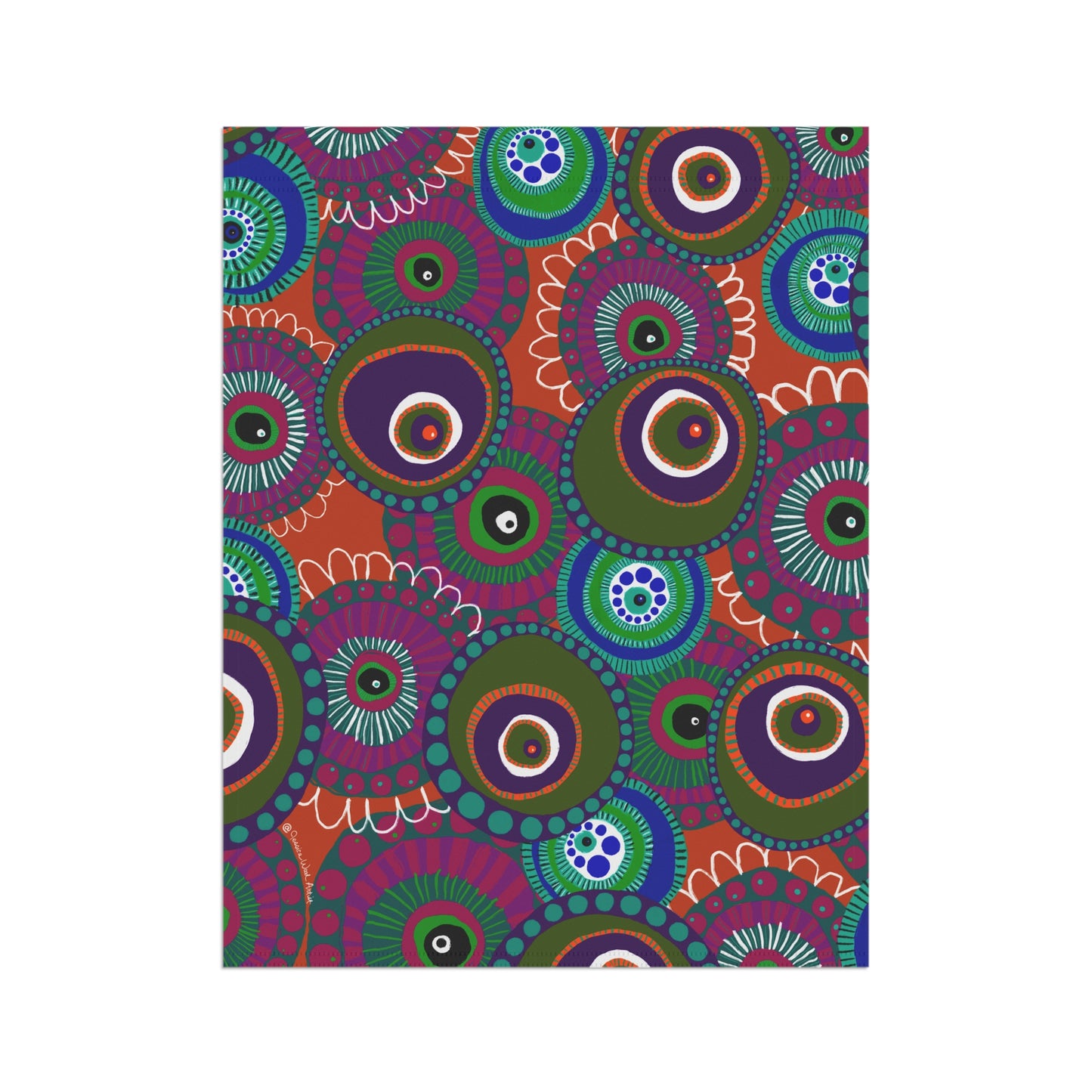 Jessica Wood Artist Garden or House Flag