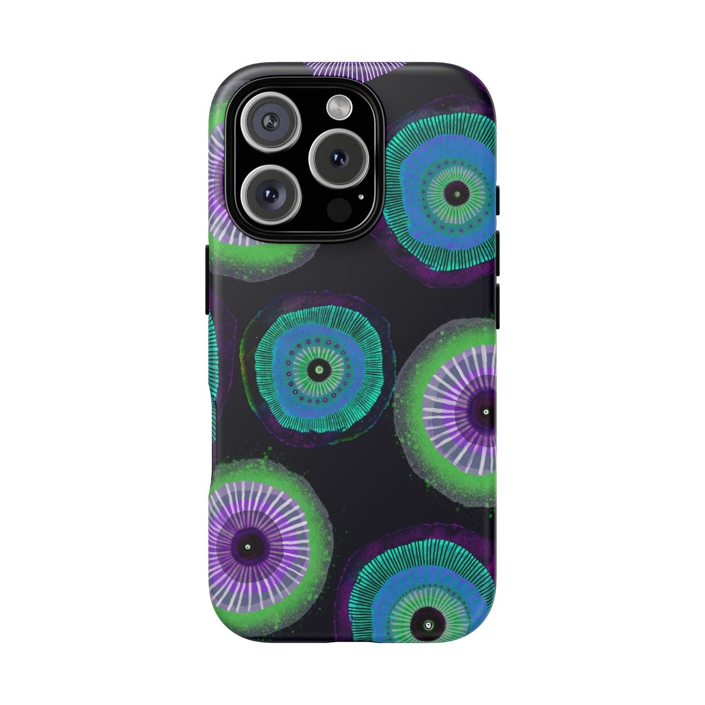 Protective Phone Case — Modern Floral Abstract Design