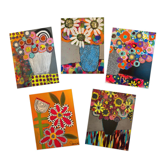 Jessica Wood Artist Greeting Cards Set (5-Pack)