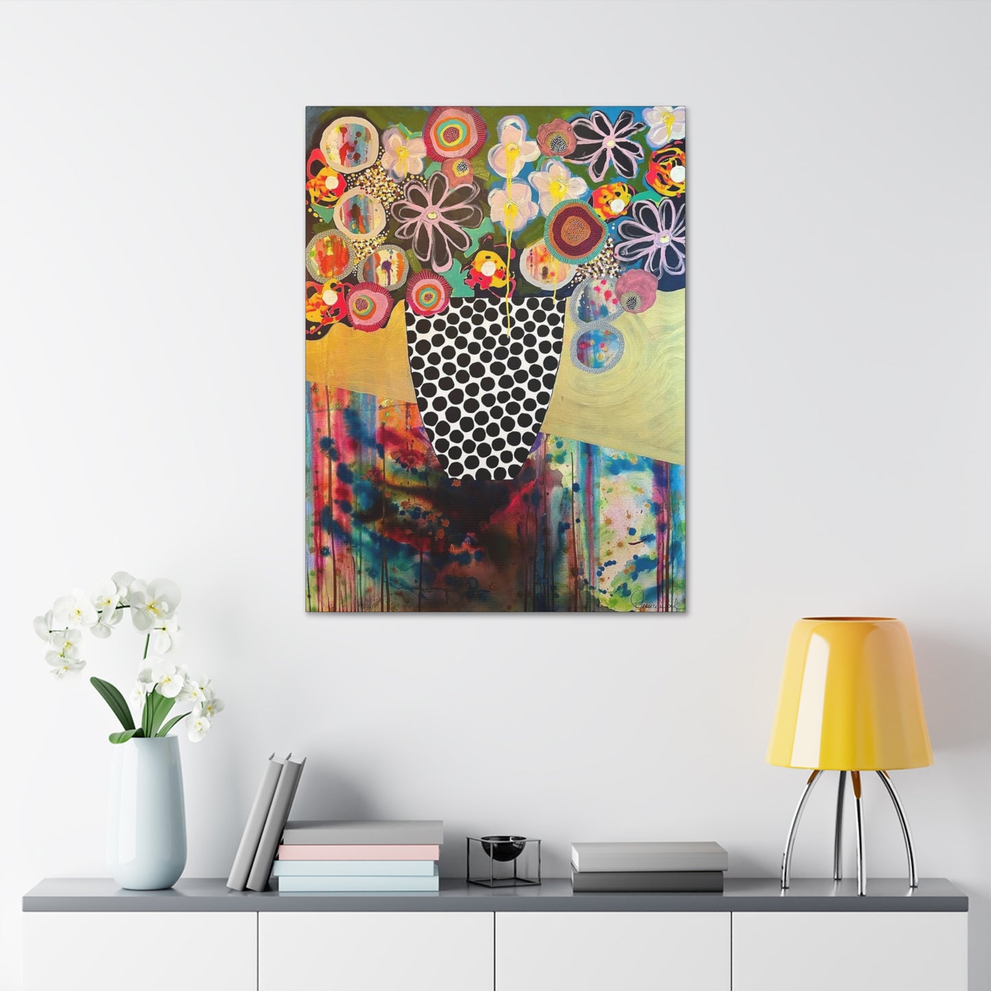 Canvas Print. Floral Still Life by Jessica Wood Artist